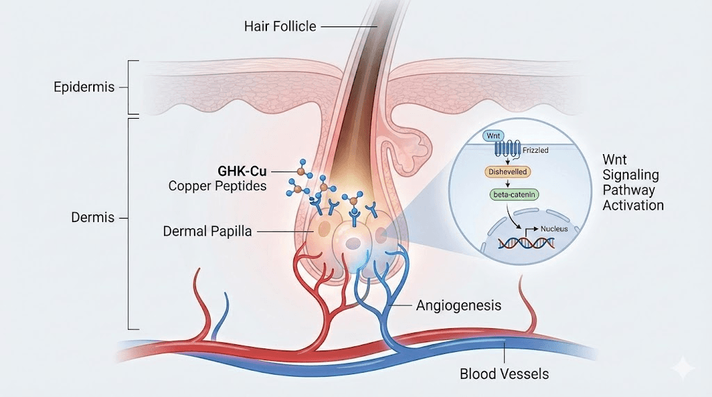 cooper peptides for hair growth