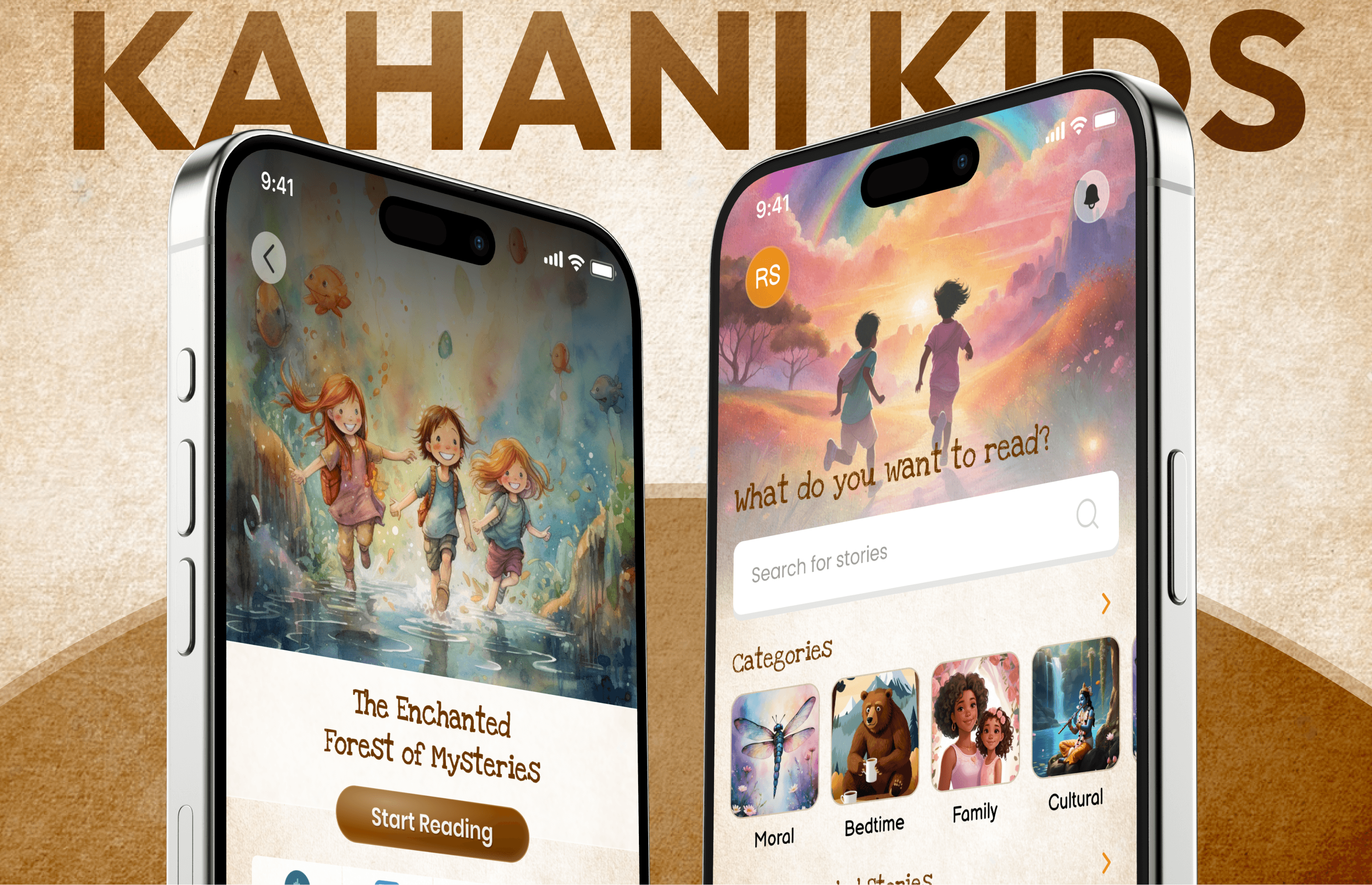 Kahani Kids App UI/UX Design