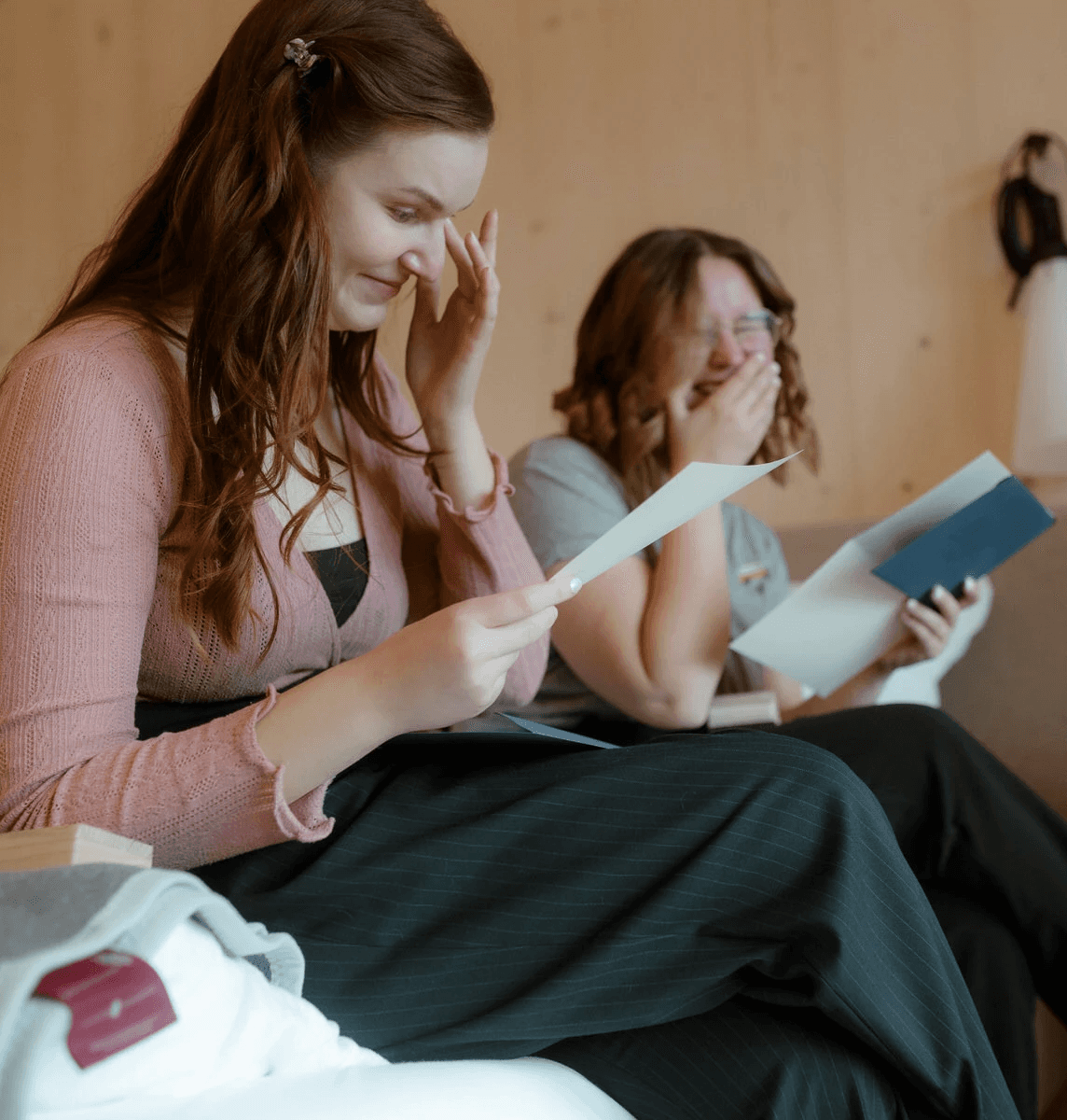 loved ones touched by handwritten letters