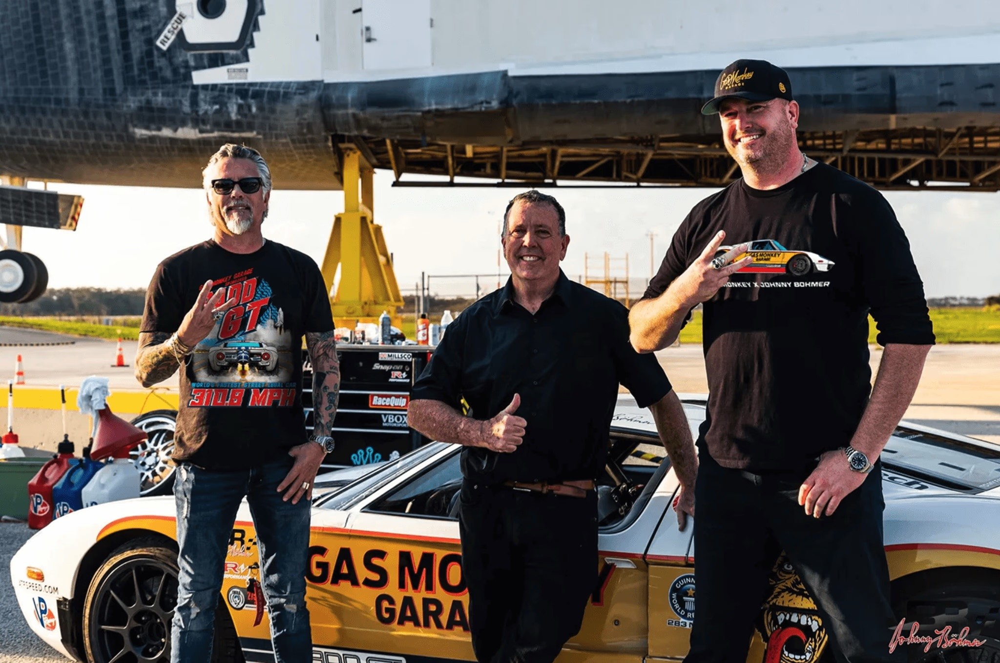 Gas Monkey Garage  breaking the world record for fastest street legal car