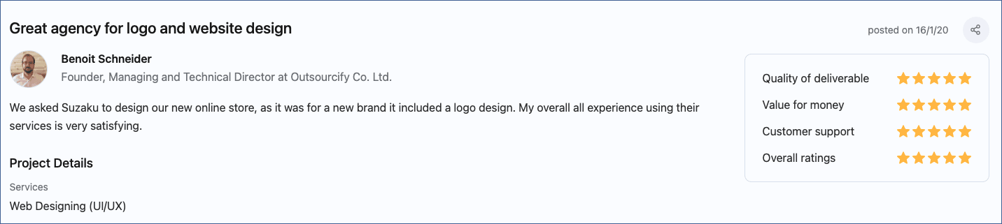 Great agency for logo and website design