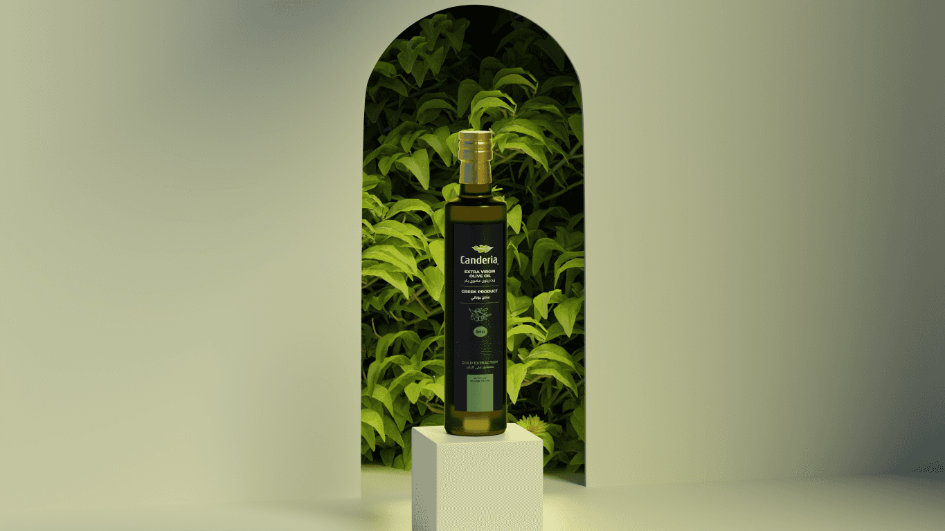 Canderia Olive Oile 3D product modeling and product design