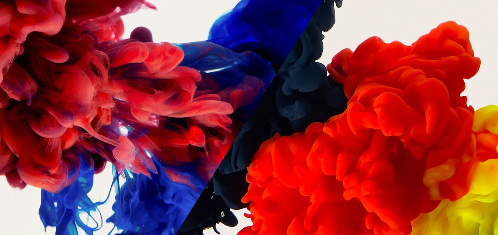Ink texture in the colour of US and German flags