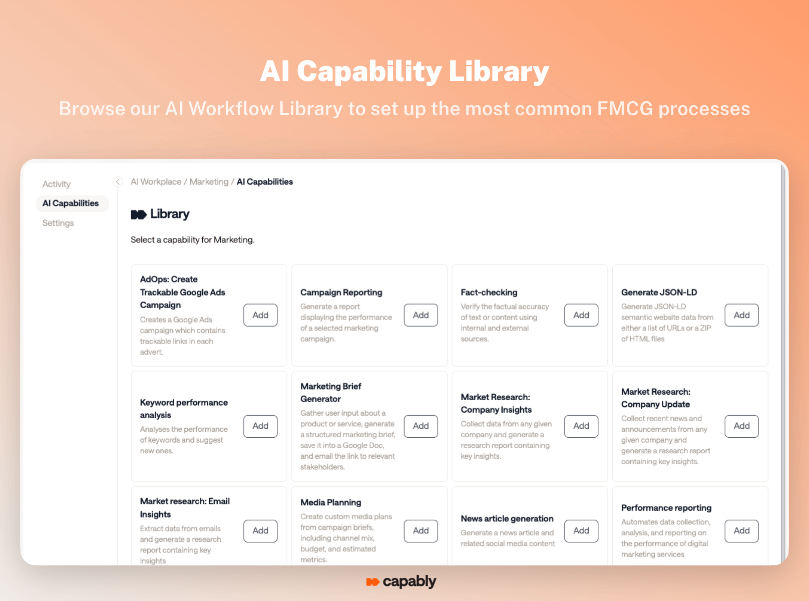 capably ai capability library