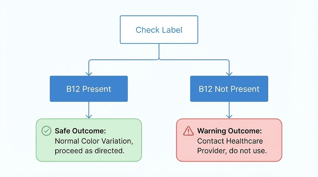 Semaglutide color troubleshooting guide for pink or red medication