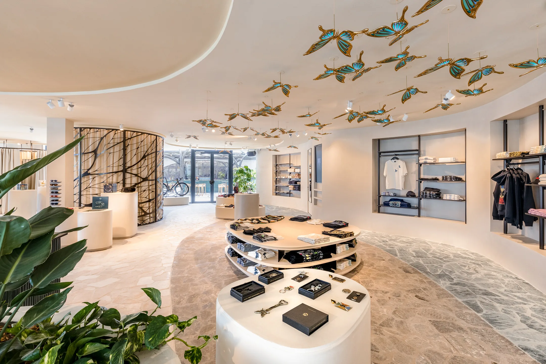 View of the Tomorrowland store first floor