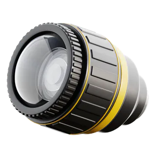 Free 3D camera lens icon