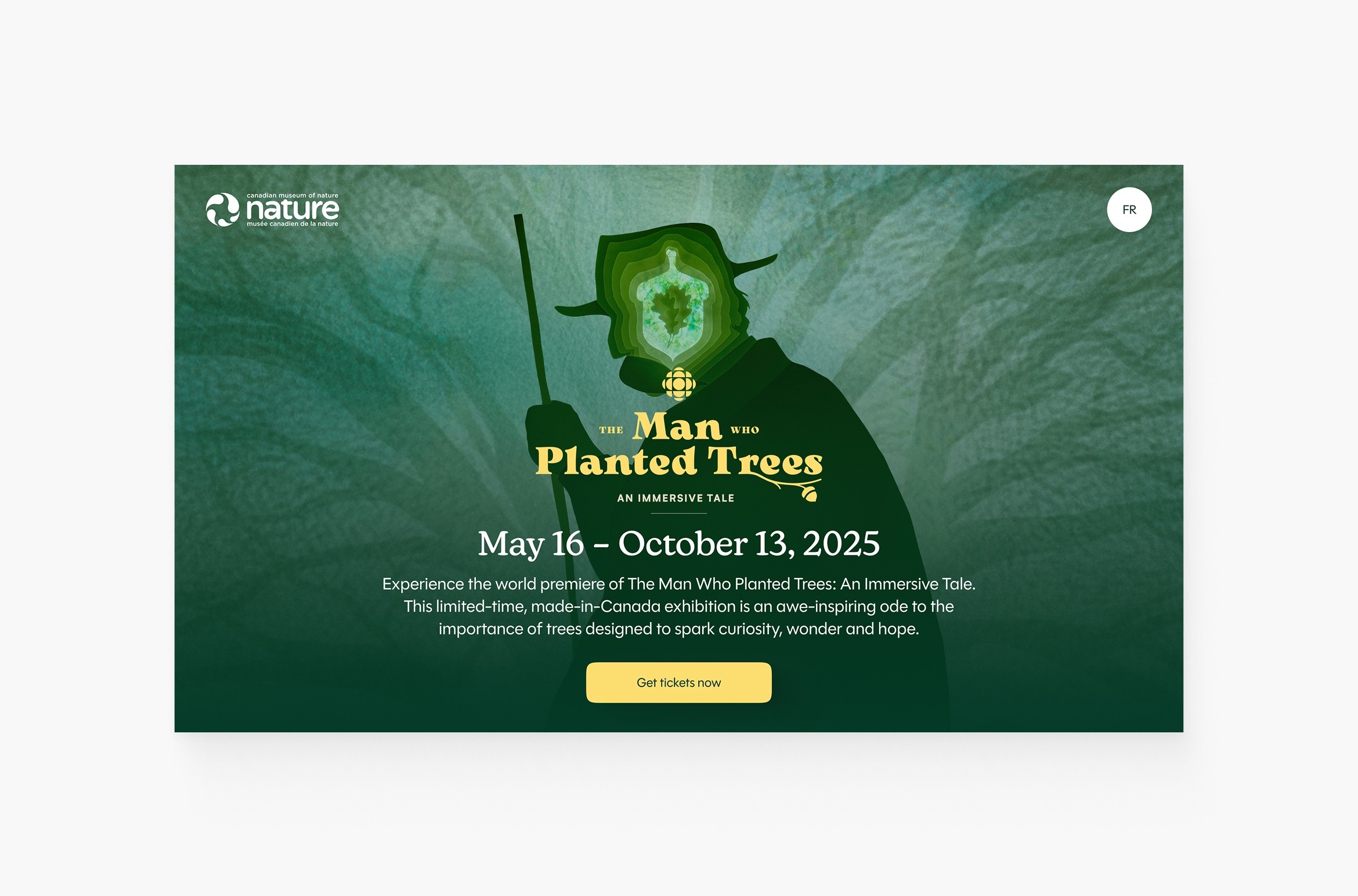 canadian museum of nature landing page
