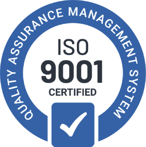 ISO 9001 Quality Management certification badge