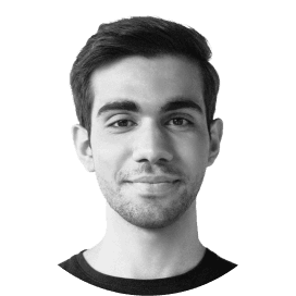 man in black crew neck shirt