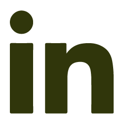 Green LinkedIn icon