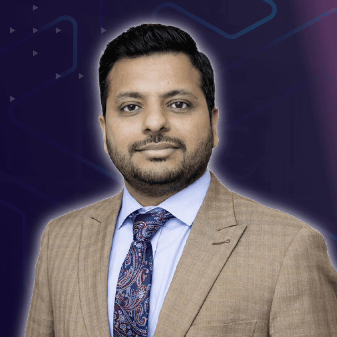 Headshot Amaan Hussain, of Director of HR at The Acquisition Group