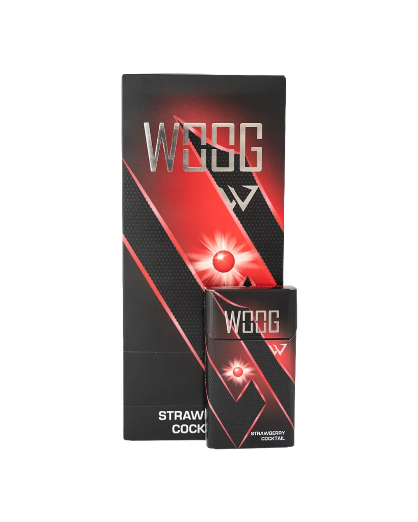 Woog Strawberry Cocktail cigarette pack.