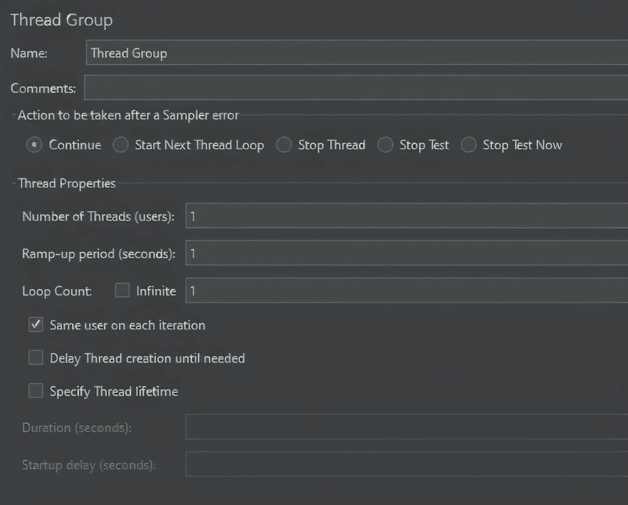 Apache JMeter - Creating a test