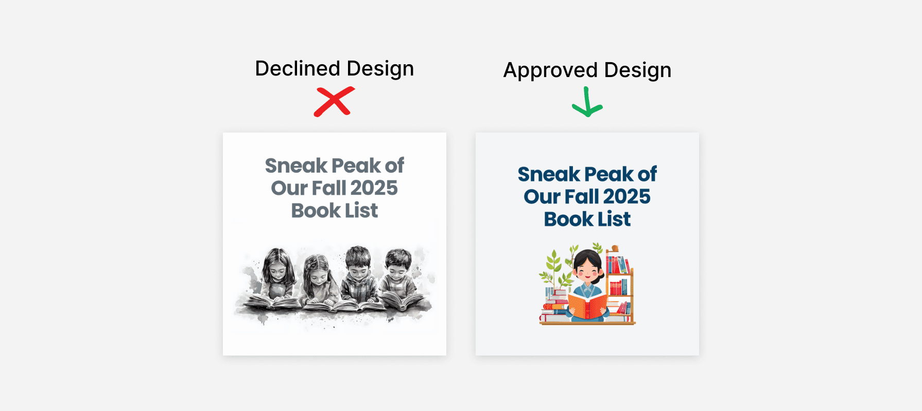 Decline vs Approved Design