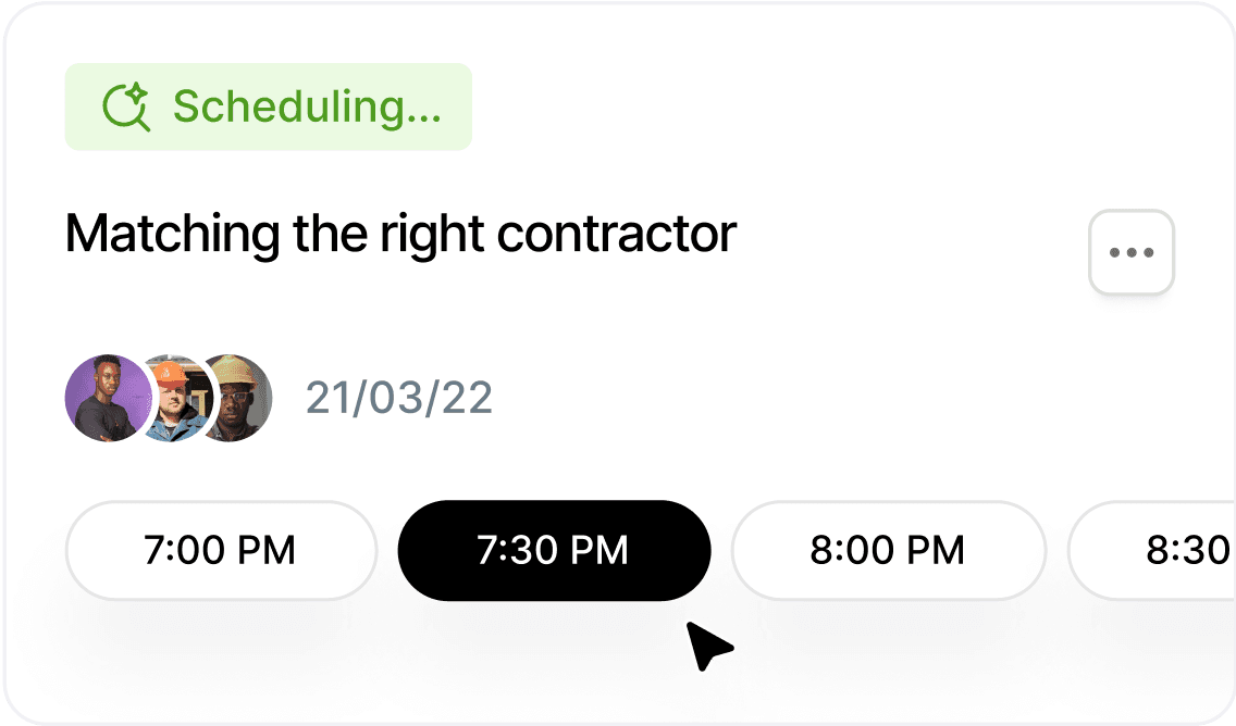 Matching the right contractor - LightWork AI