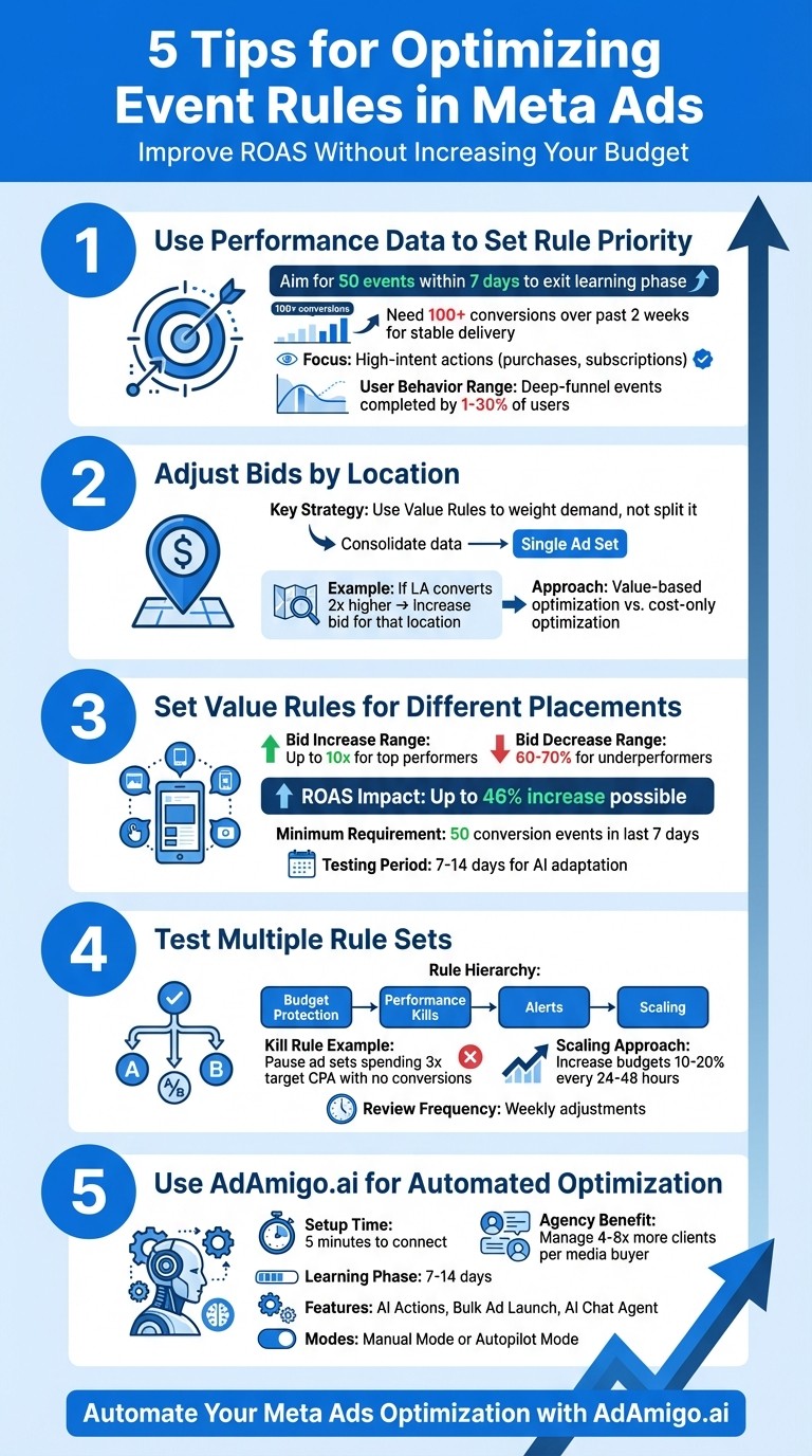 5 Tips for Optimizing Meta Ads Event Rules to Improve ROAS