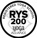 Yoga Alliance RYS 200 Registered Yoga School badge for Ulu Yoga Bali 200 hour teacher training.