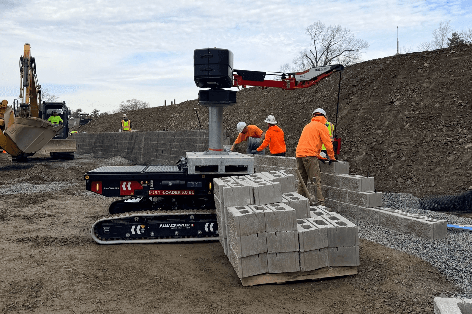 Versalok Retaining Wall Block Install