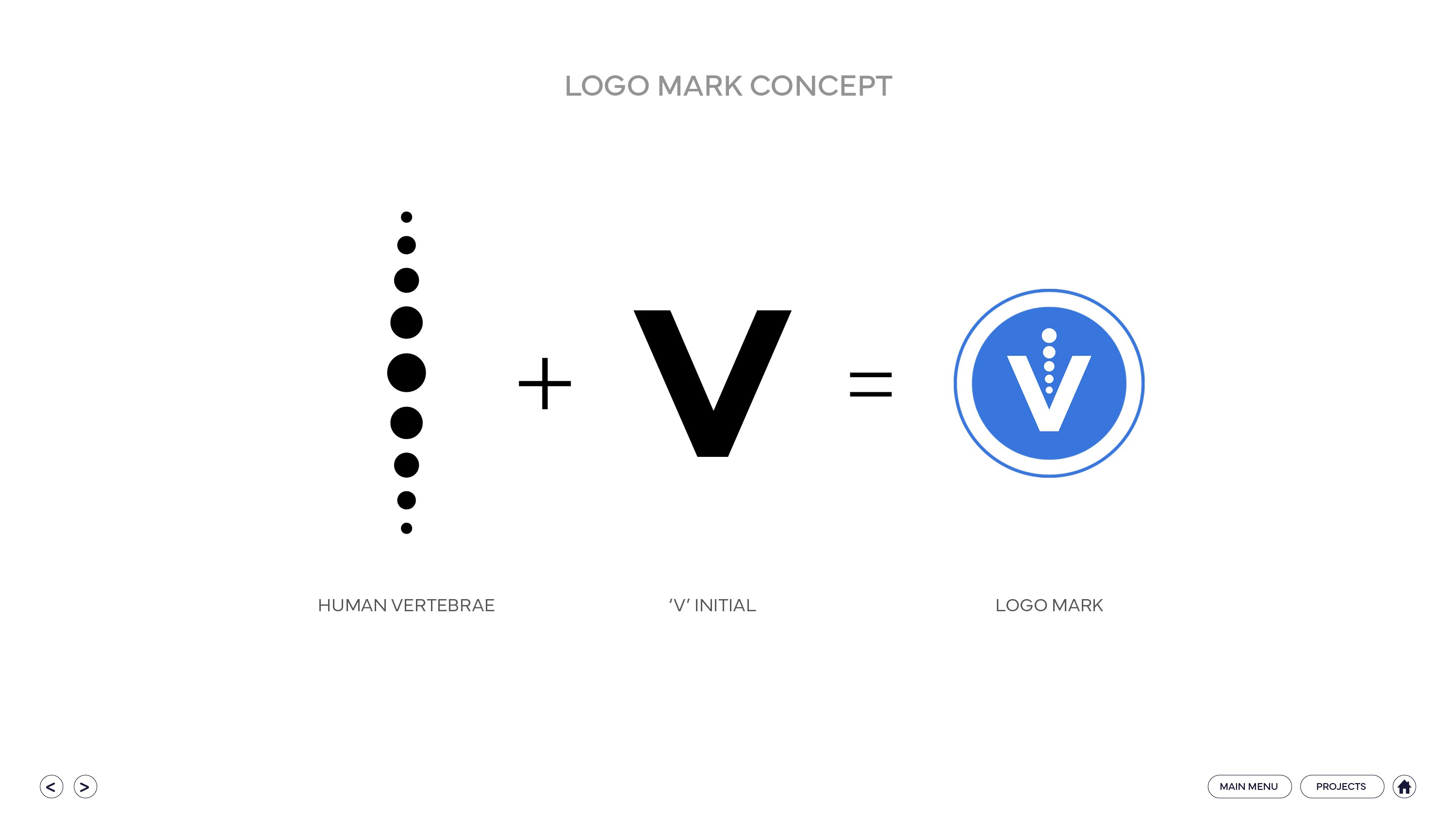 Vanbrugh Physio logo mark concept formulation