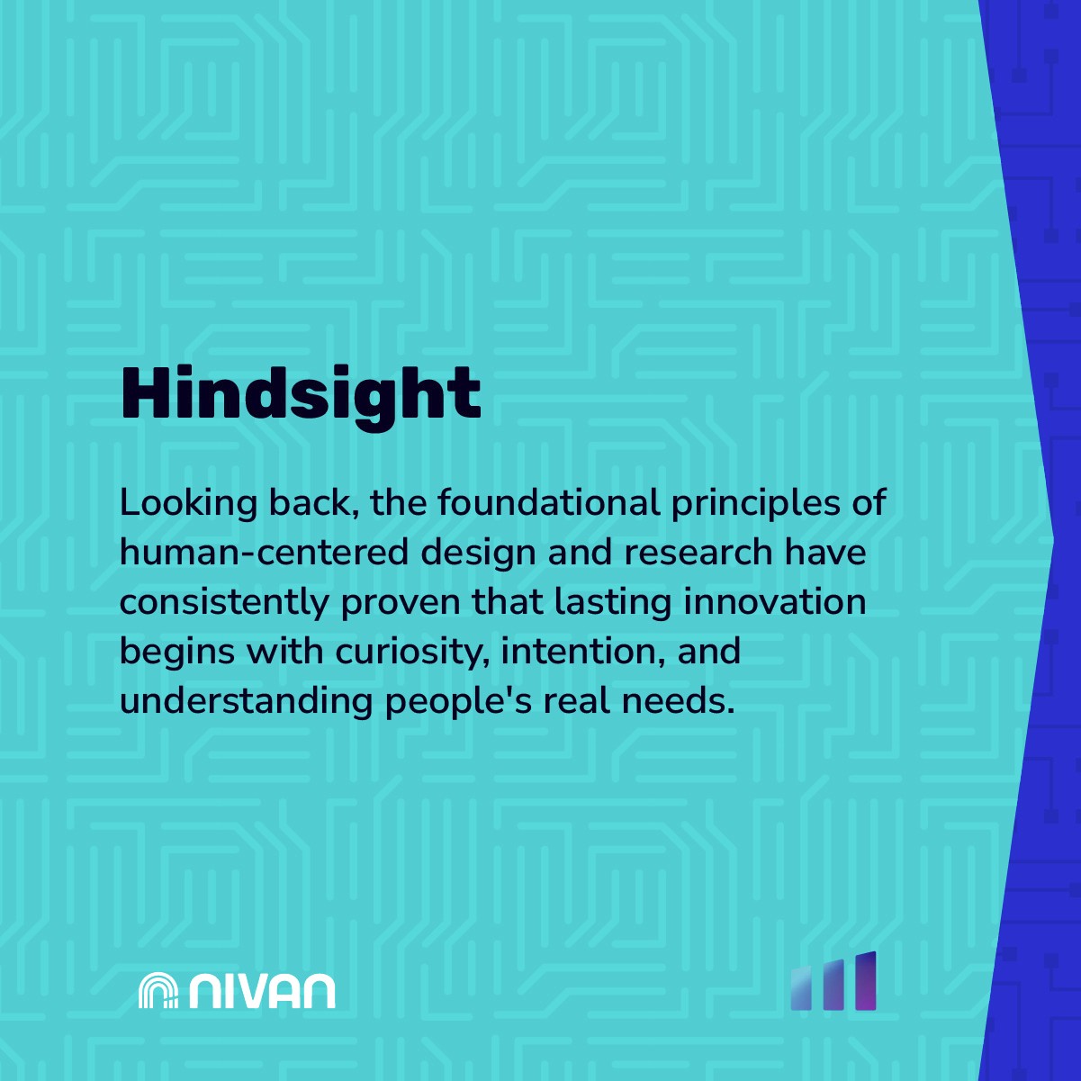 8 variations of nivan logos that includes stacked, horizontal, color, and reverse logos