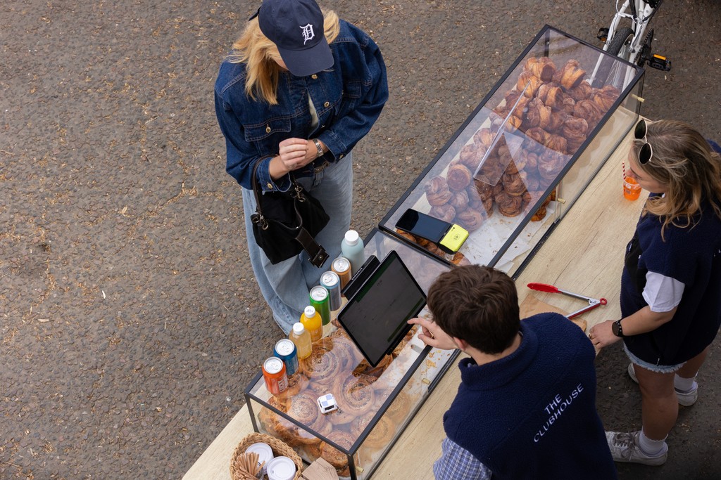 card machine shown from above