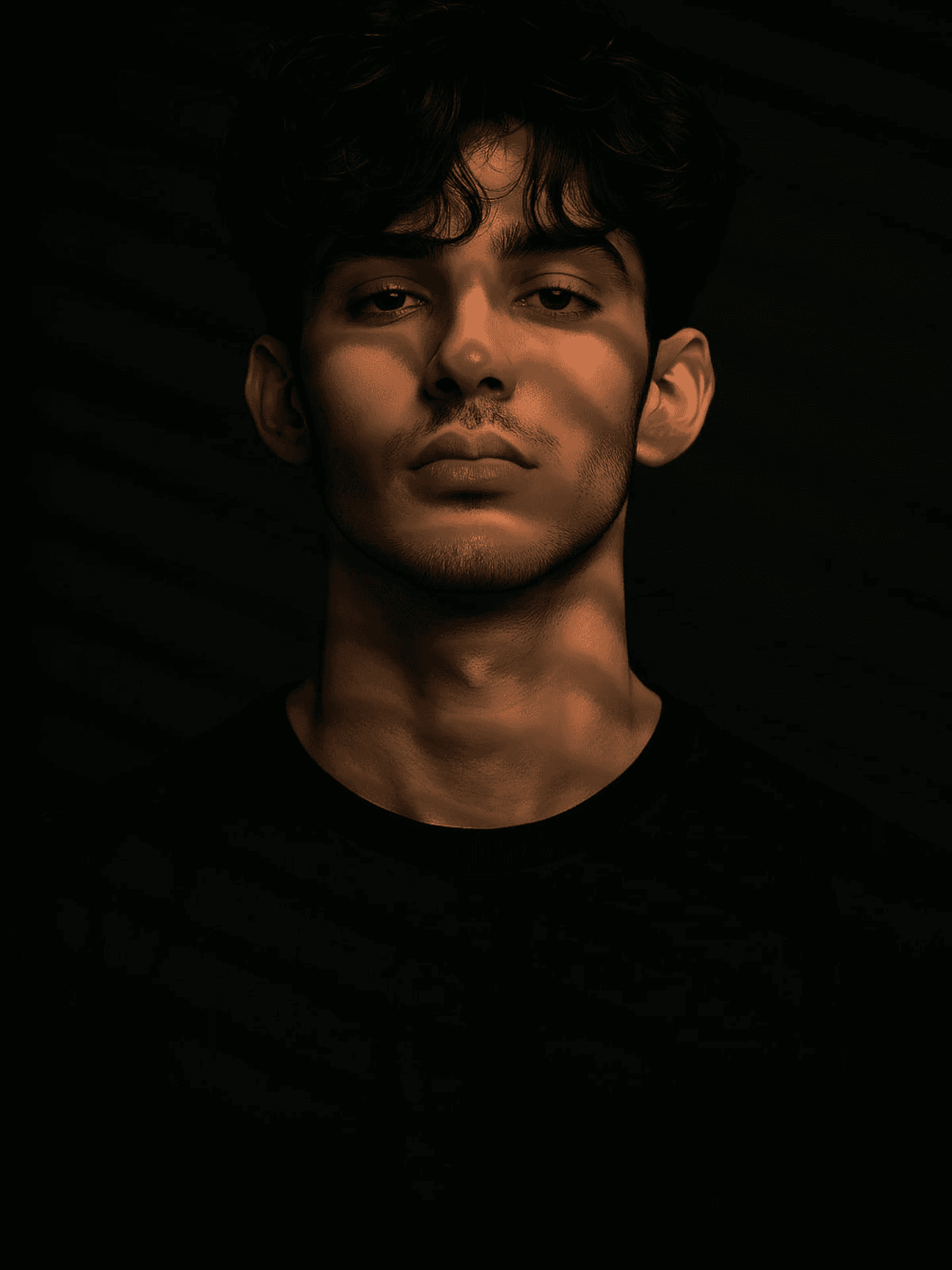 aesthetic blue sky and a guy