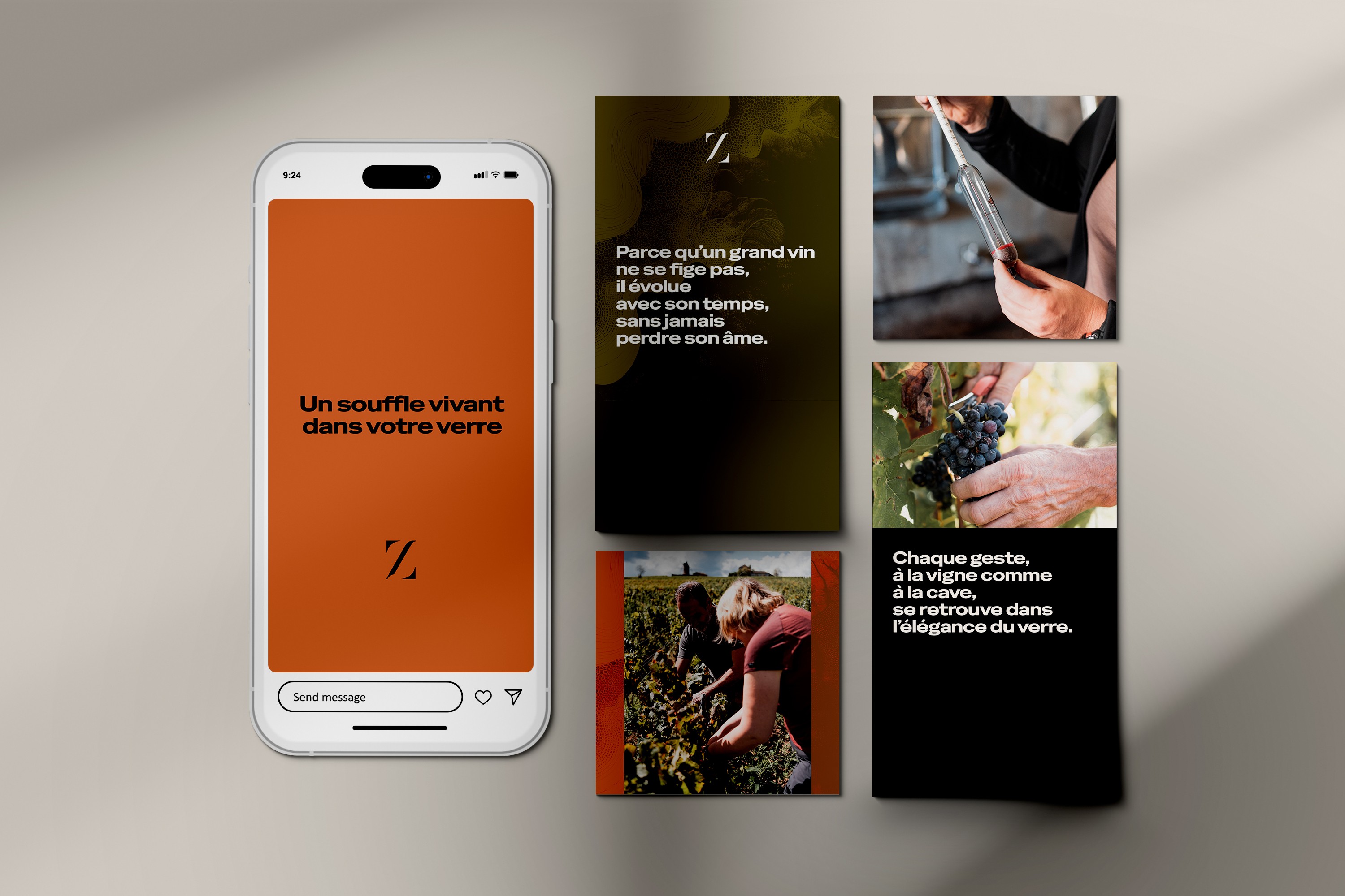 Four diverse professionals collaboratively working on a laptop, with one person pointing at the screen while others observe.