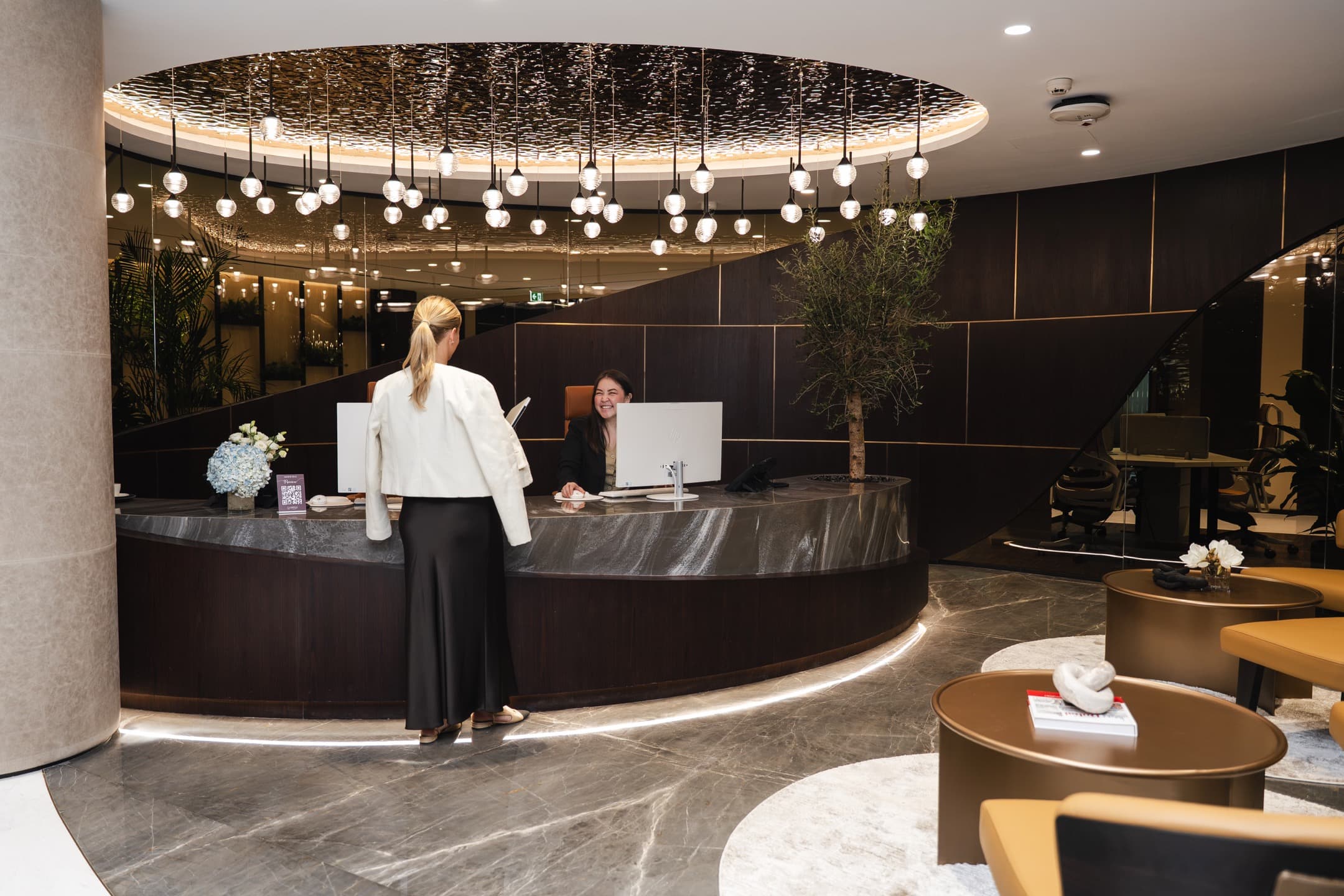 Workspaces at Office Square in the Aldar HQ building are fitted with high-quality, ergonomic furniture.