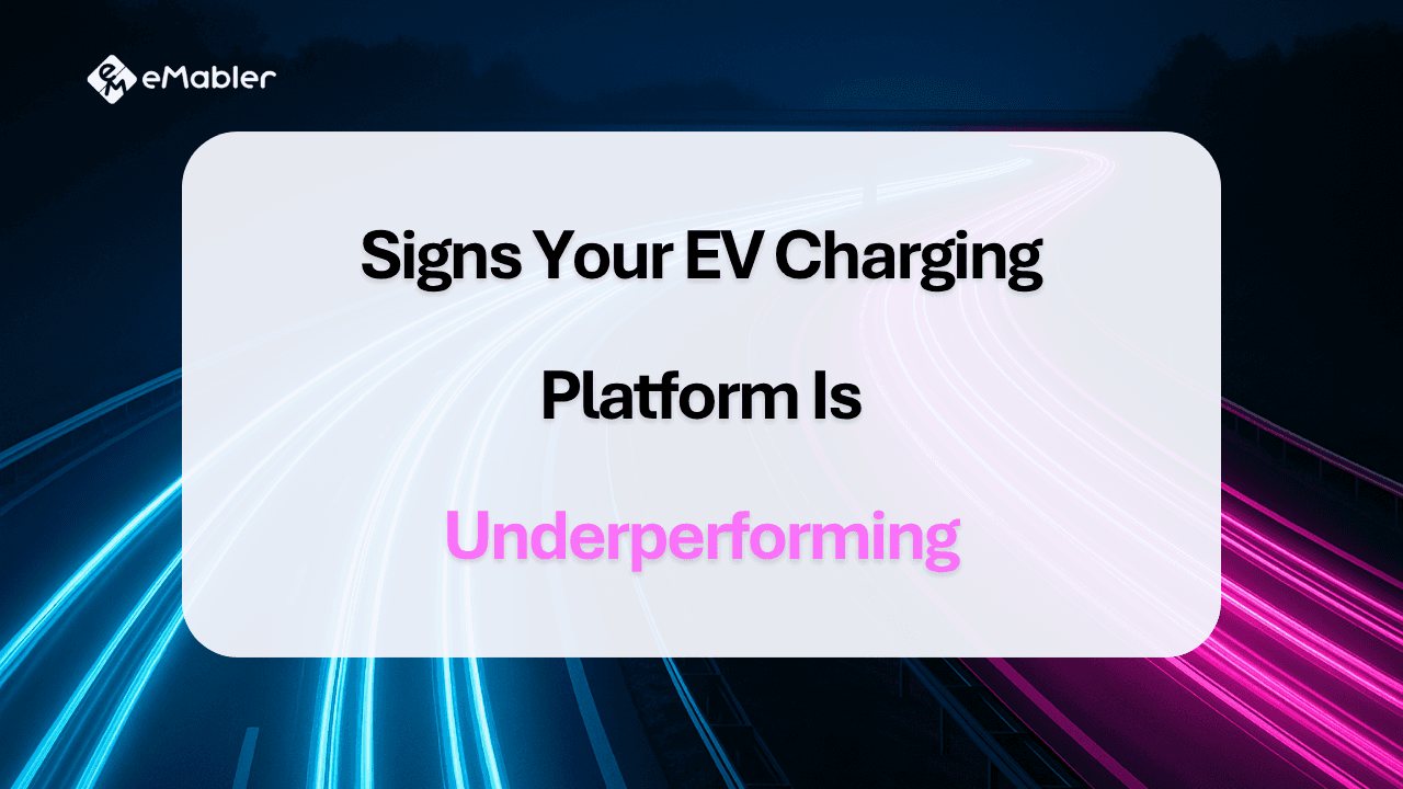 EV charging platform performance issues
