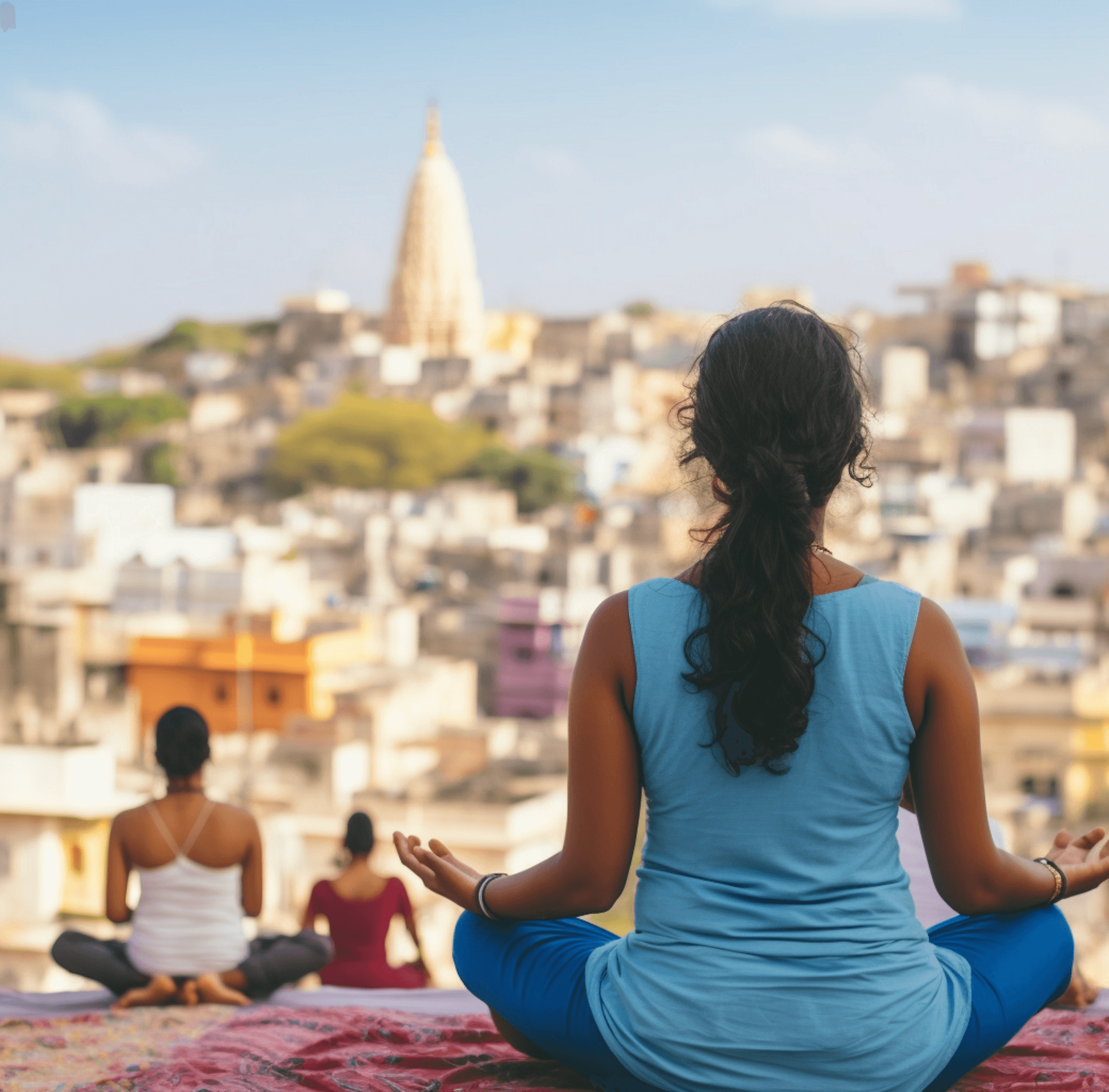 People practicing Yoga