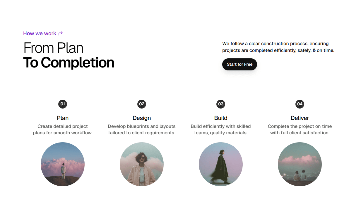 Framer How it Works Section Component