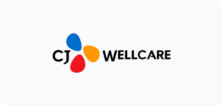 CJ웰케어 로고, AI 검색 가시성 분석 SaaS 체인시프트 고객사