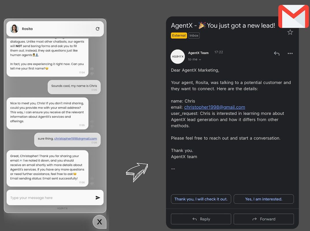 AgentX AI Agent Lead Gen