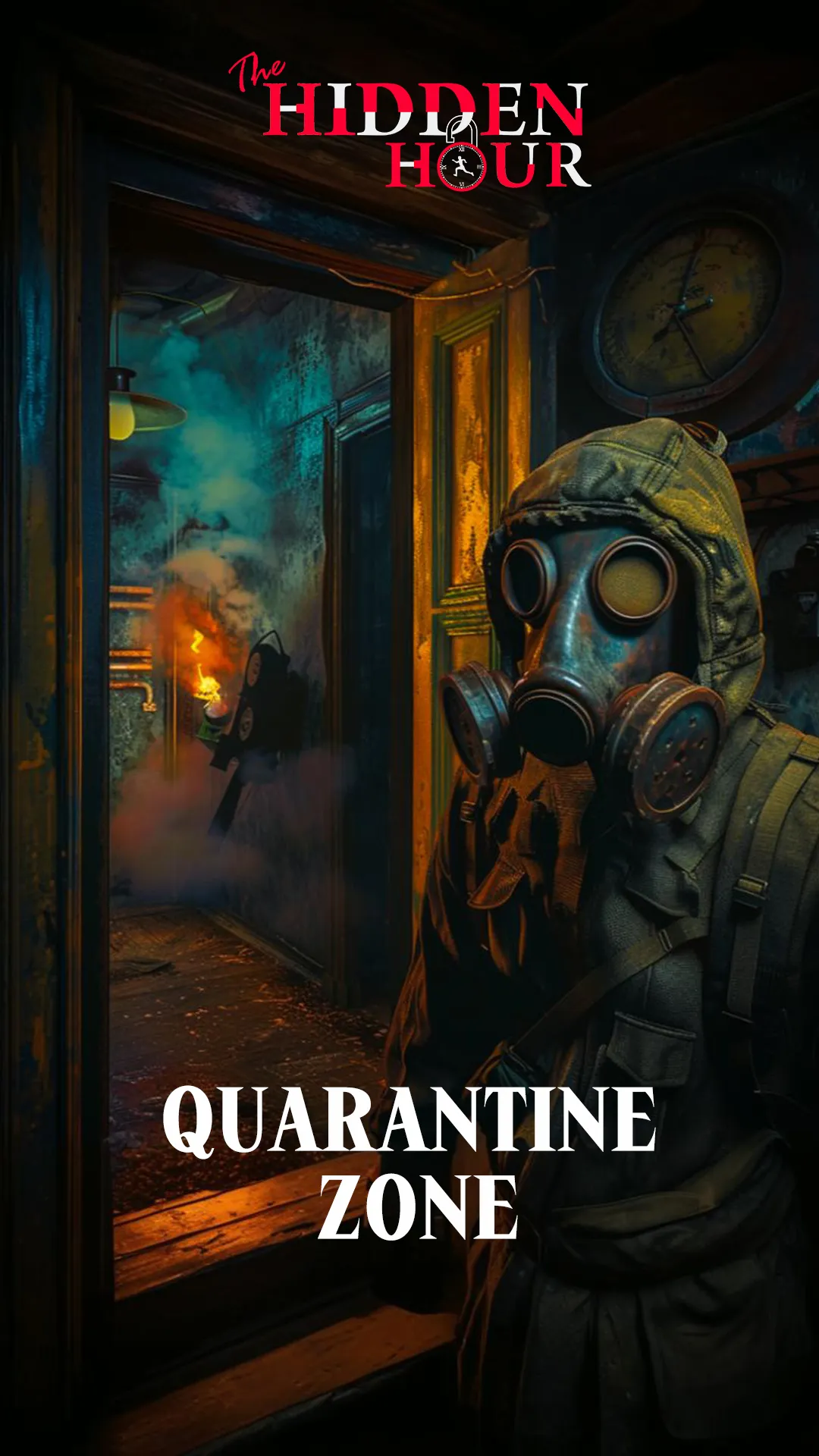 Poster for the mystery escape game Quarantine Zone