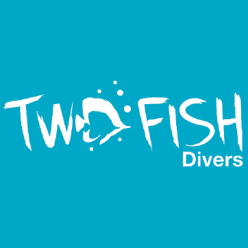 two fish divers manado bunaken north sulawesi scuba diving center indonesia company logo