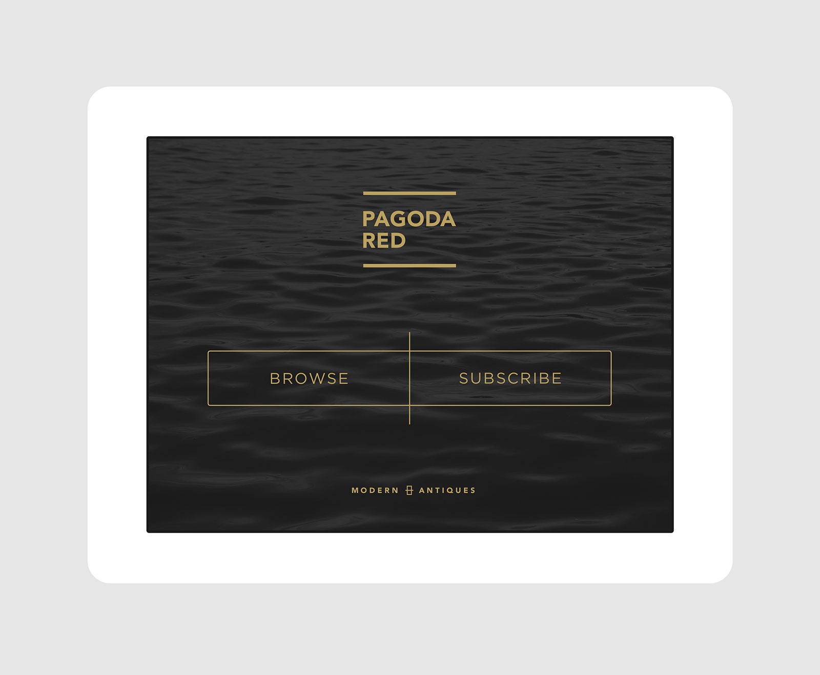 Pagoda Red Brand Design