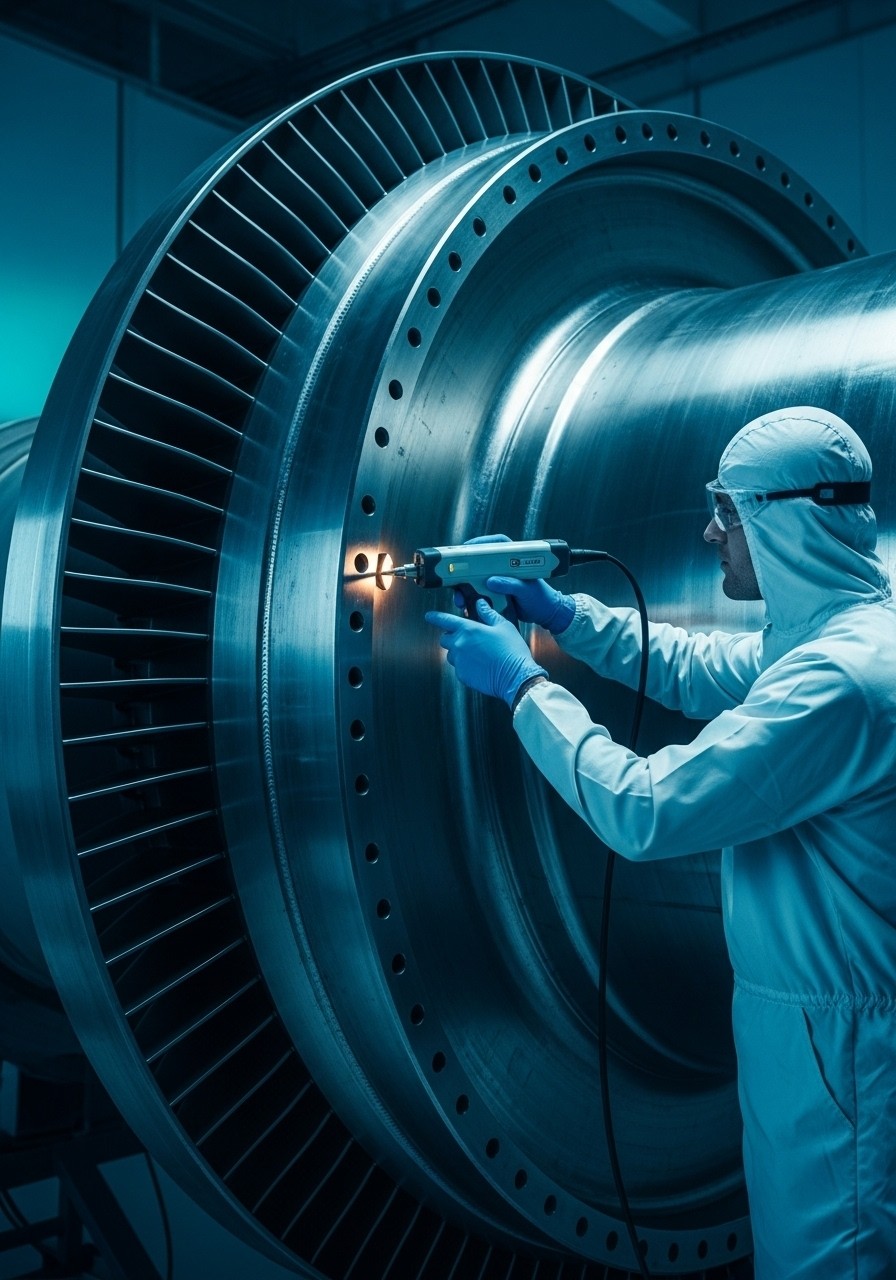 Cientist and solar panels