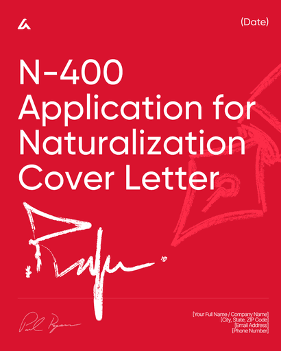 N-400 Application for Naturalization Cover Letter