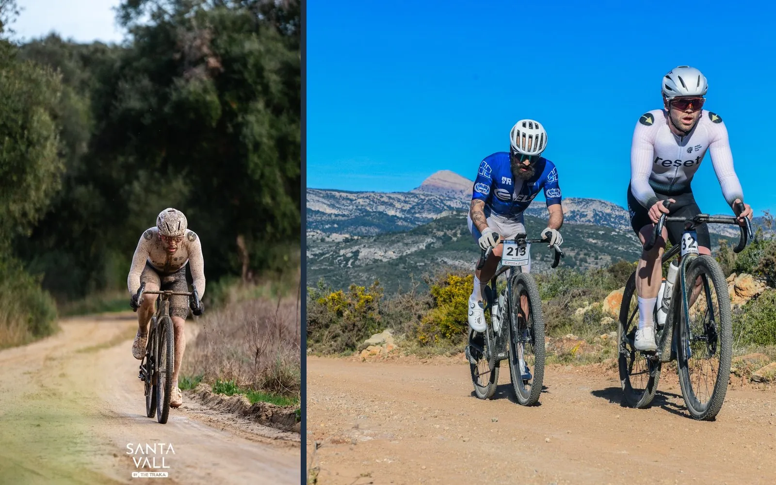 Zack Morris covered in mud at Santa Vall, and racing the Castellón Gravel Race, February 2026