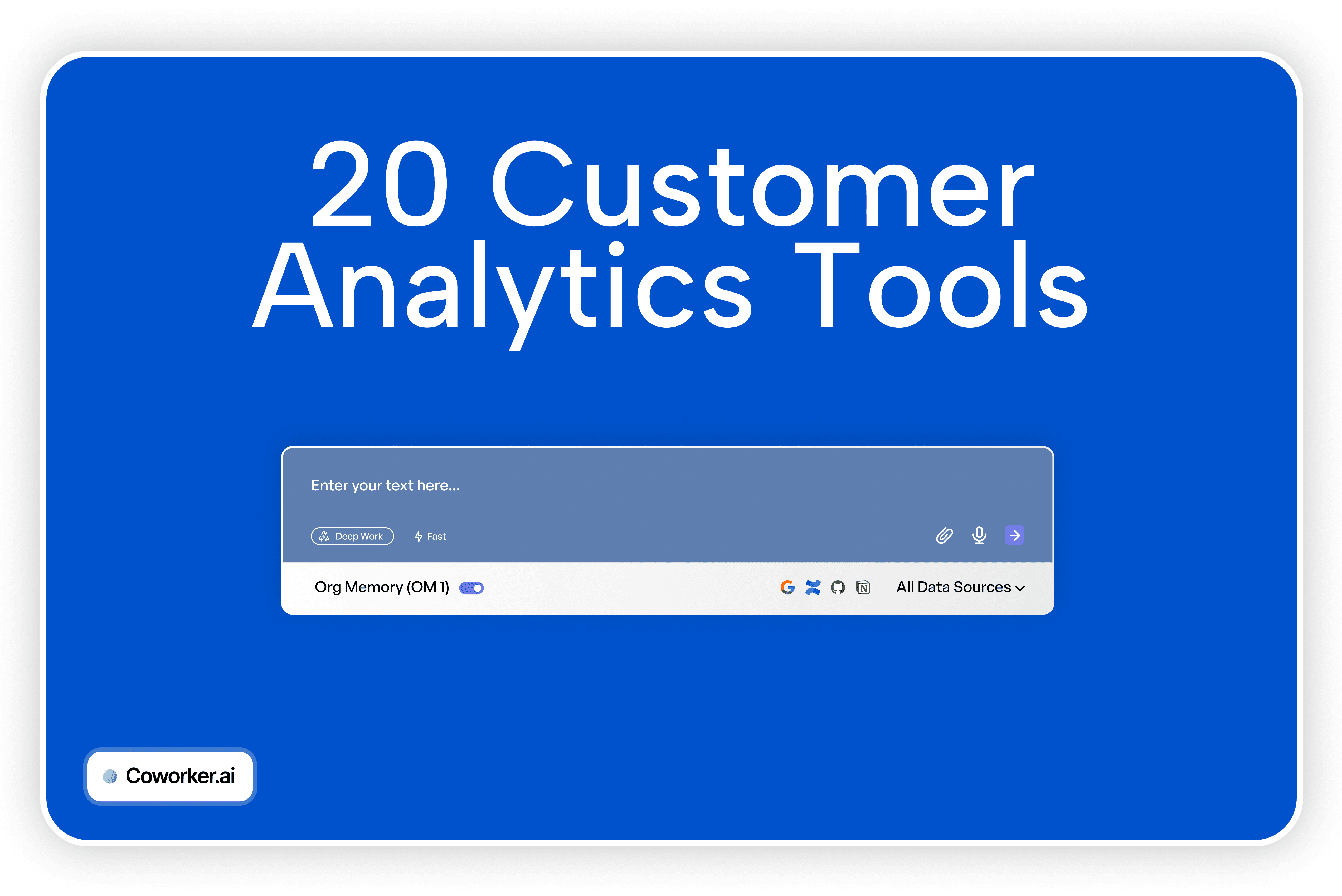 Tools - Customer Experience Analytics Solutions 