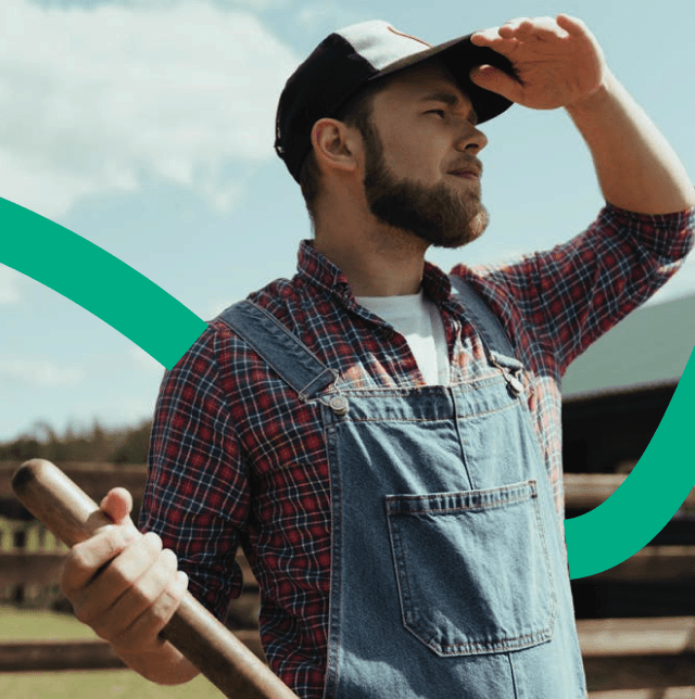 Logotipo formado por las palabras weuta en blanco sobre fondo naranja corporativo.
