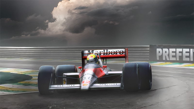 Ayrton Senna's Mclaren MP4/4