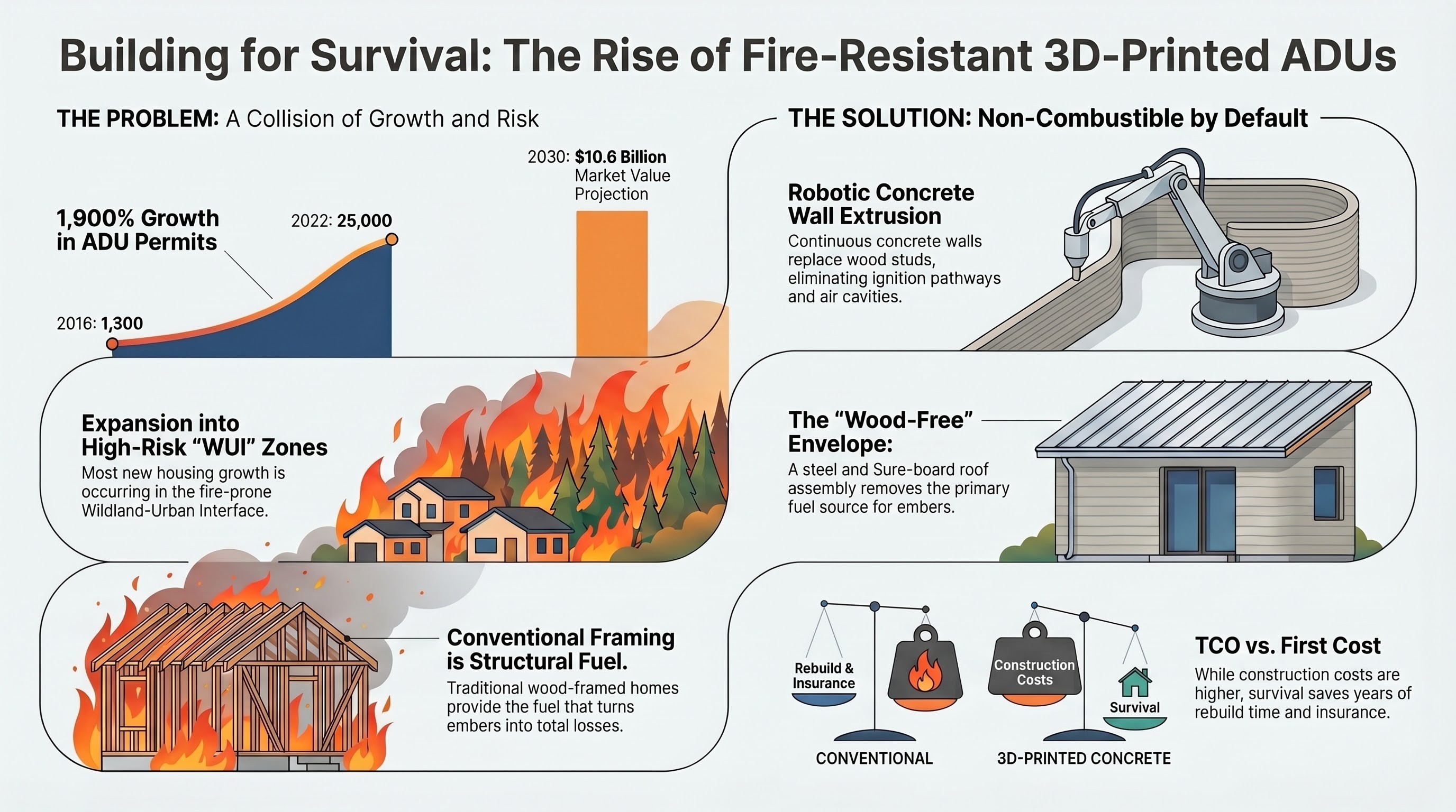 Builtech Construction Group - Building for Survival - The Rise of Fire-Resistant 3D Printed ADUs