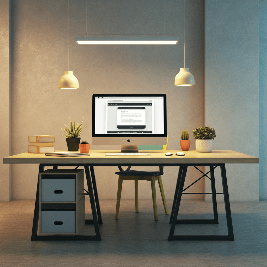 A web development agency office space, this company designs websites