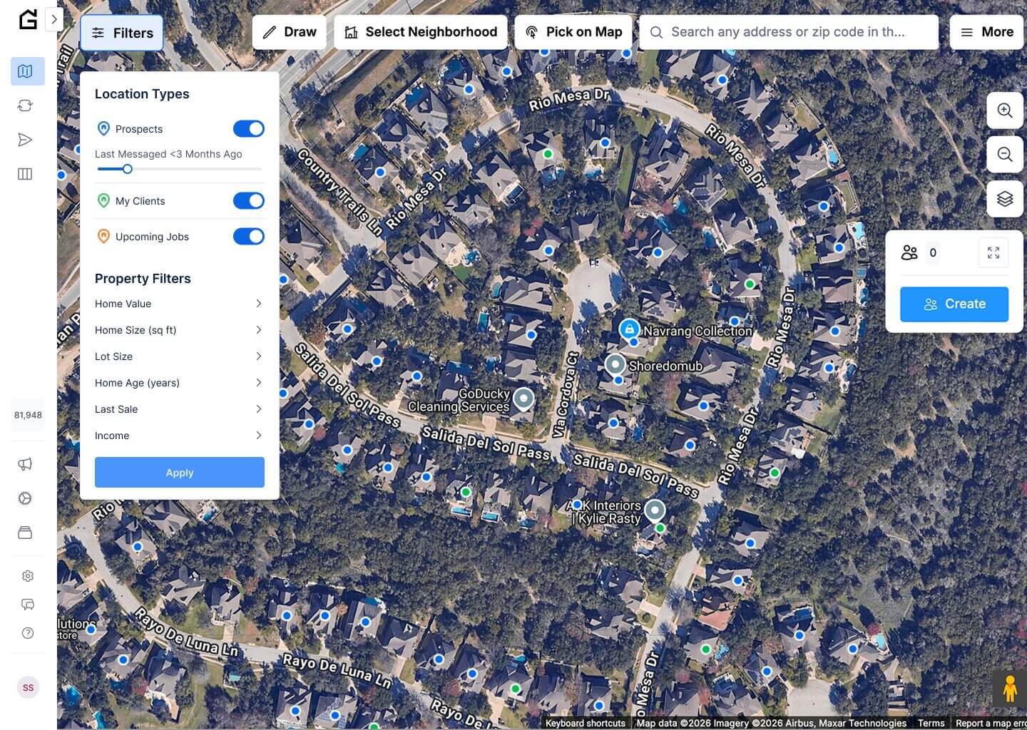 Location Types and Filters