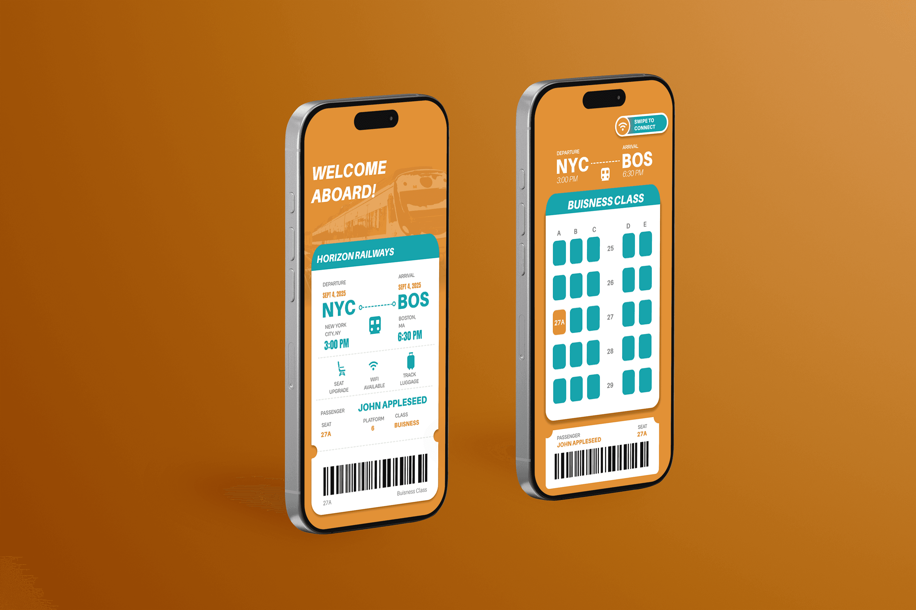 Horizon Railways Ticket Mockup 2