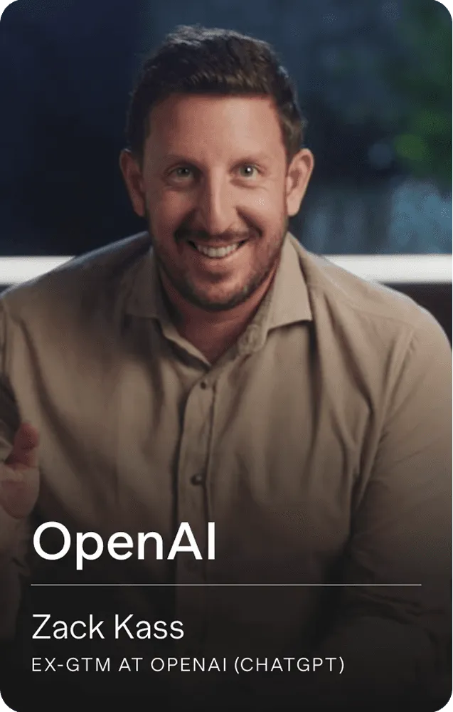 Zack Kass (Ex GTM at OpenAI / ChatGPT) (OpenAI)