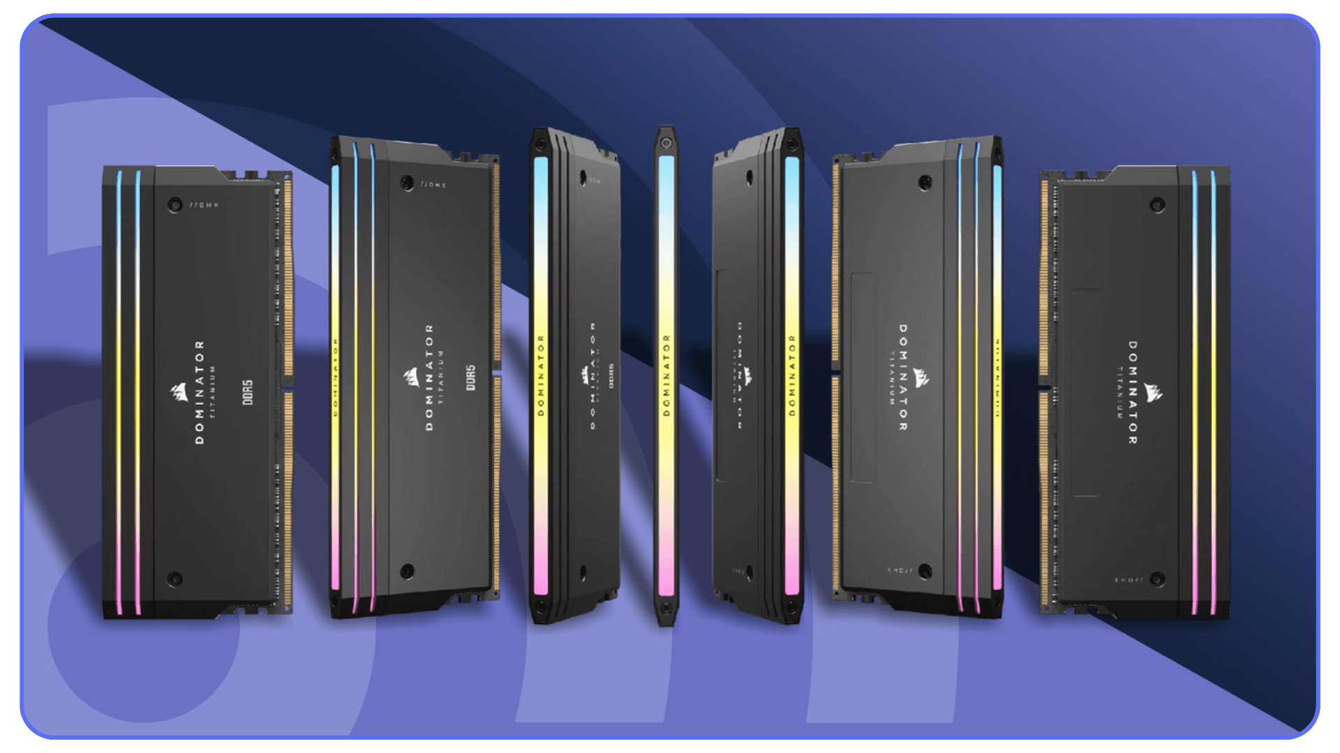 Corsair Dominator DDR5 RAM sticks, emphasizing memory requirements for large Revit BIM projects.