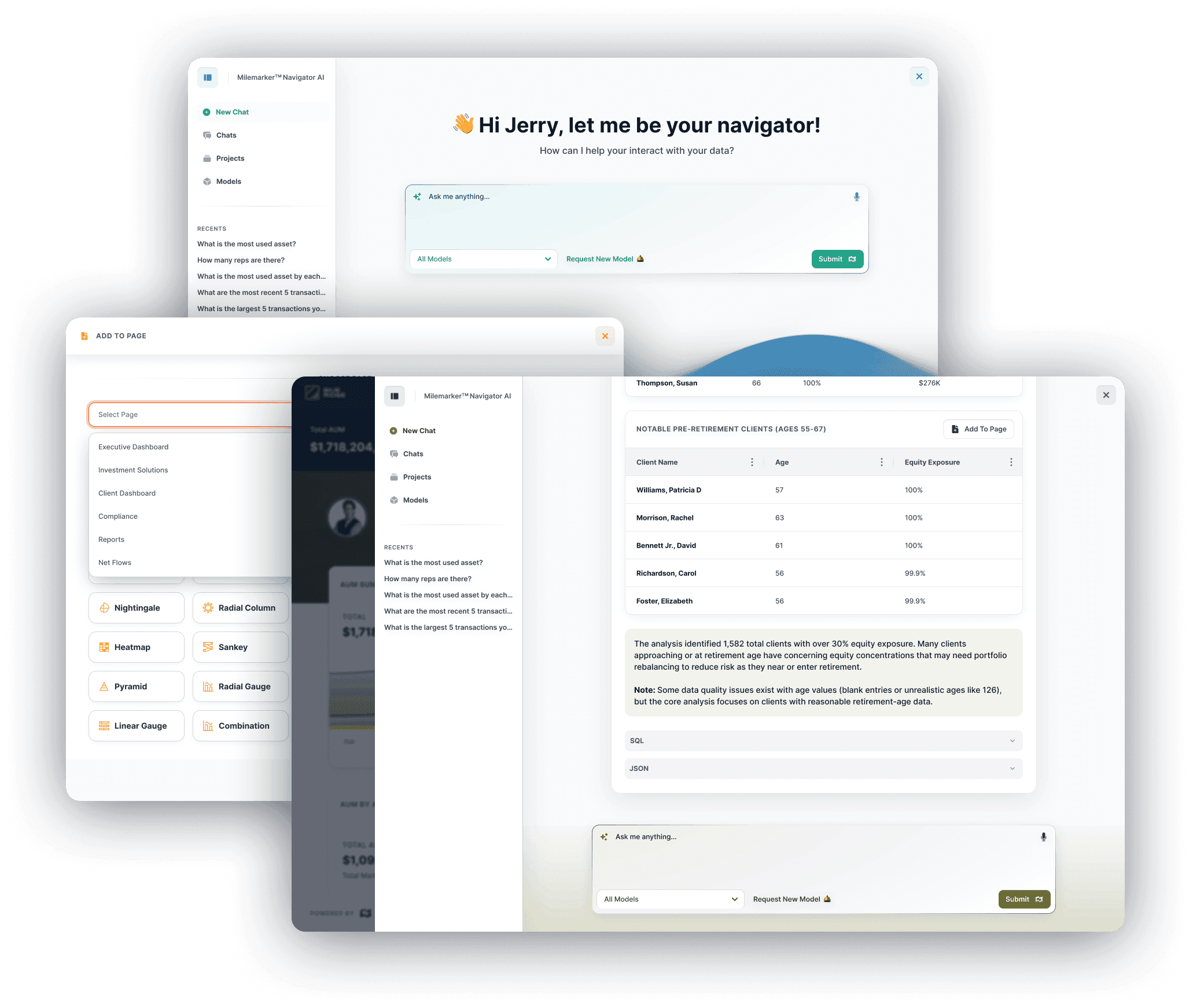 Milemarker Navigator - AI for Wealth Management